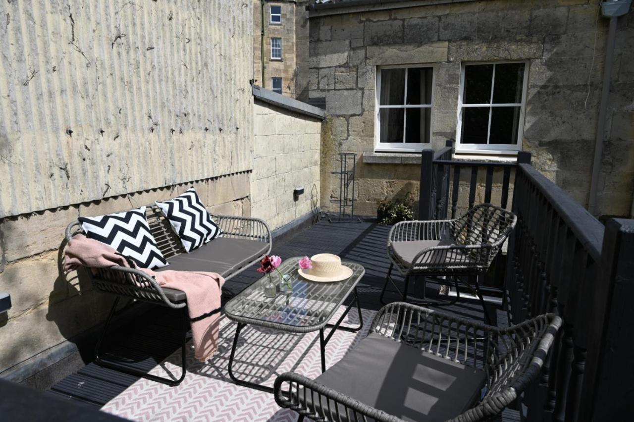 Charming Georgian Cottage With Private Sun Terrace Bath Zewnętrze zdjęcie
